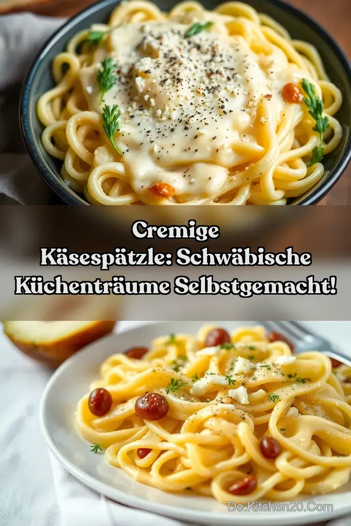 Cremige K&auml;sesp&auml;tzle: Schw&auml;bische K&uuml;chentr&auml;ume selbstgemacht!
