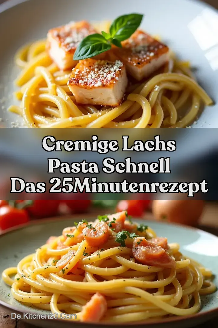 Cremige Lachs Pasta Schnell Das 25MinutenRezept