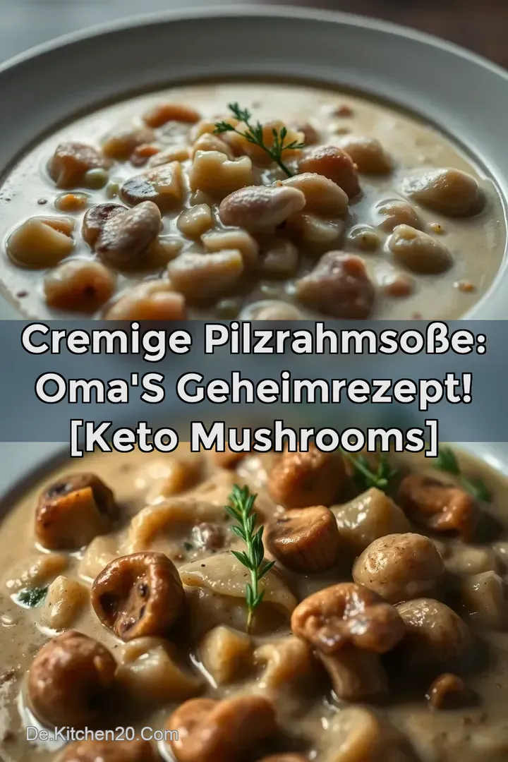 Cremige Pilzrahmso&szlig;e: Oma s Geheimrezept! [Keto Mushrooms]