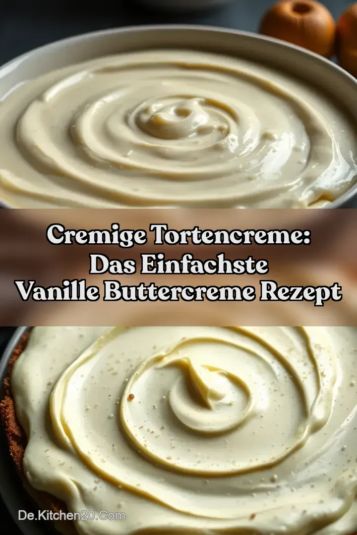 Cremige Tortencreme: Das Einfachste Vanille Buttercreme Rezept