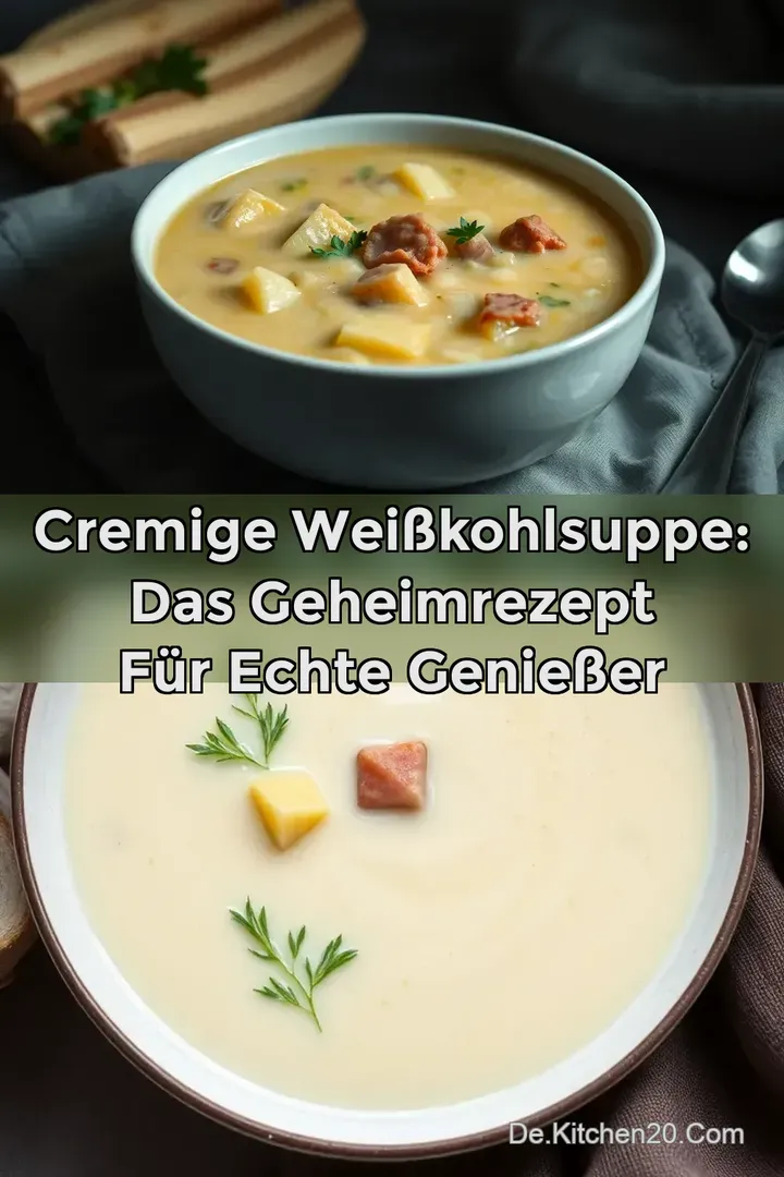 Cremige Wei&szlig;kohlsuppe: Das Geheimrezept f&uuml;r echte Genie&szlig;er