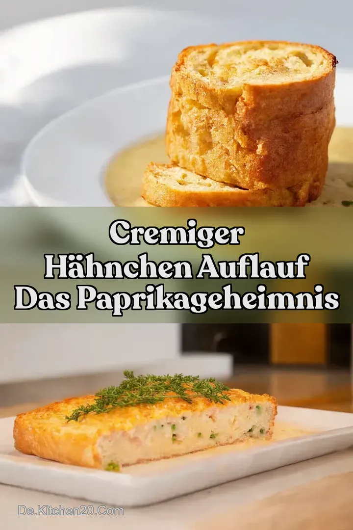 Cremiger H&auml;hnchen Auflauf Das PaprikaGeheimnis