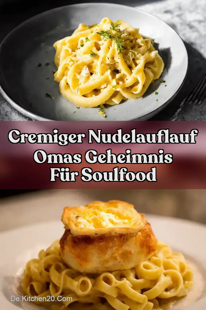 Cremiger Nudelauflauf Omas Geheimnis f&uuml;r Soulfood