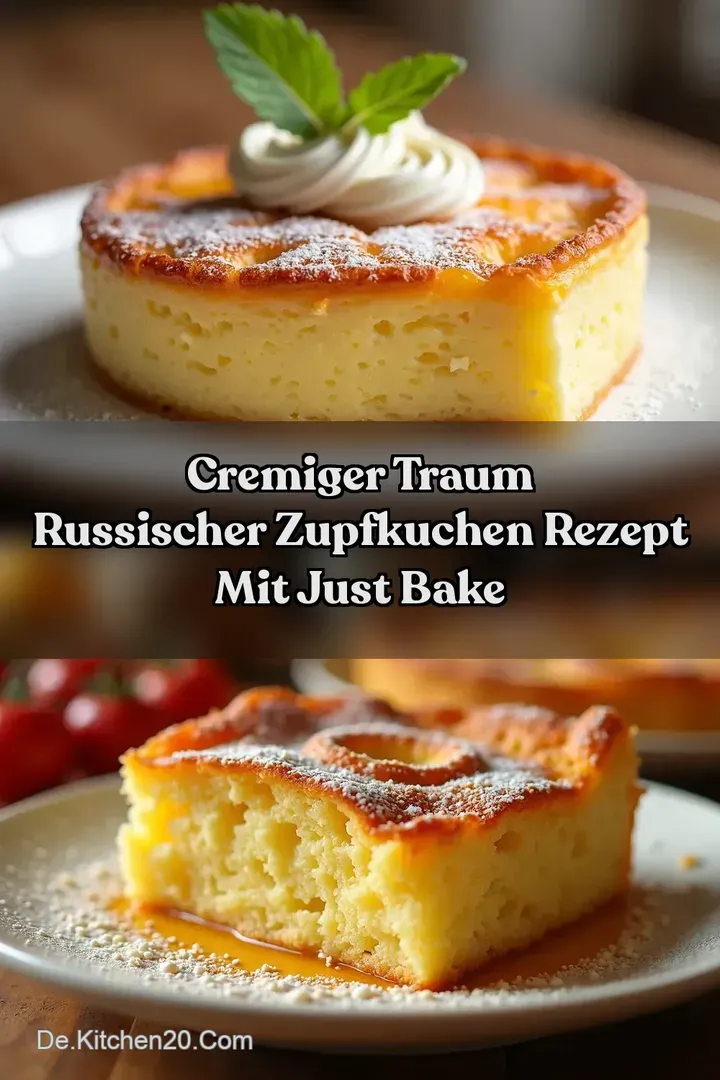 Cremiger Traum RUSSISCHER ZUPFKUCHEN Rezept mit Just Bake