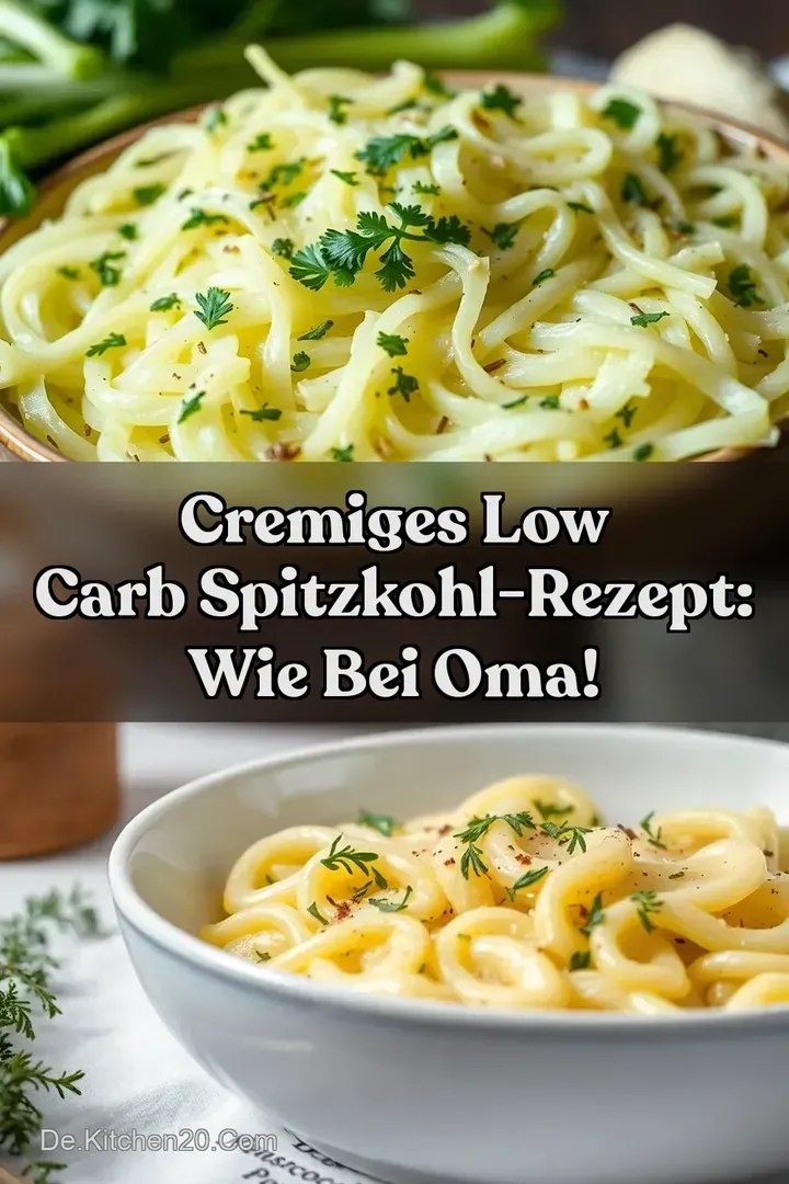 Cremiges Low Carb Spitzkohl-Rezept: Wie bei Oma!