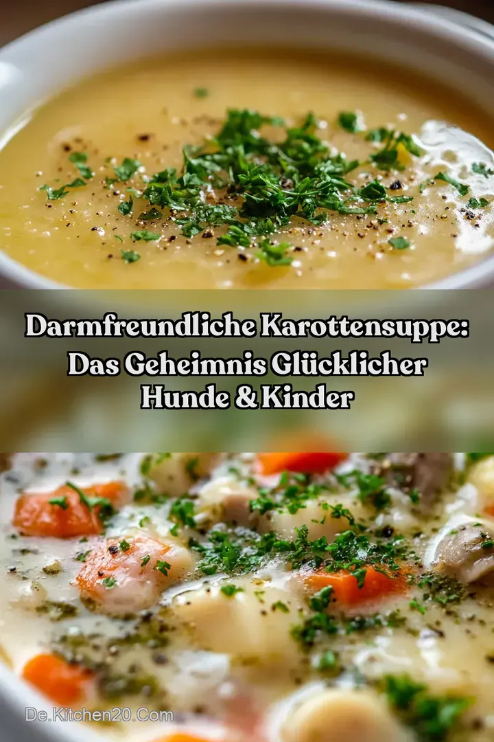 Darmfreundliche Karottensuppe: Das Geheimnis gl&uuml;cklicher Hunde & Kinder