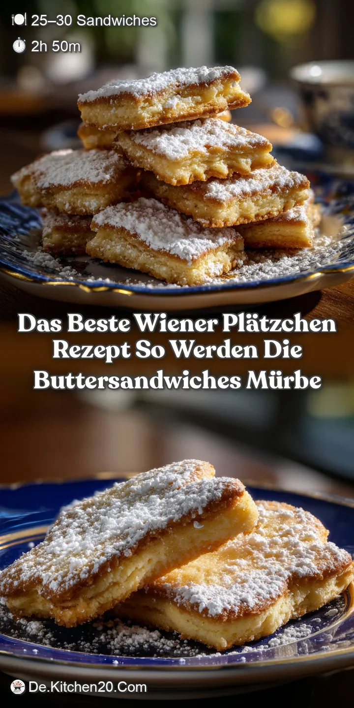 Das beste Wiener Pl&auml;tzchen Rezept So werden die Buttersandwiches m&uuml;rbe
