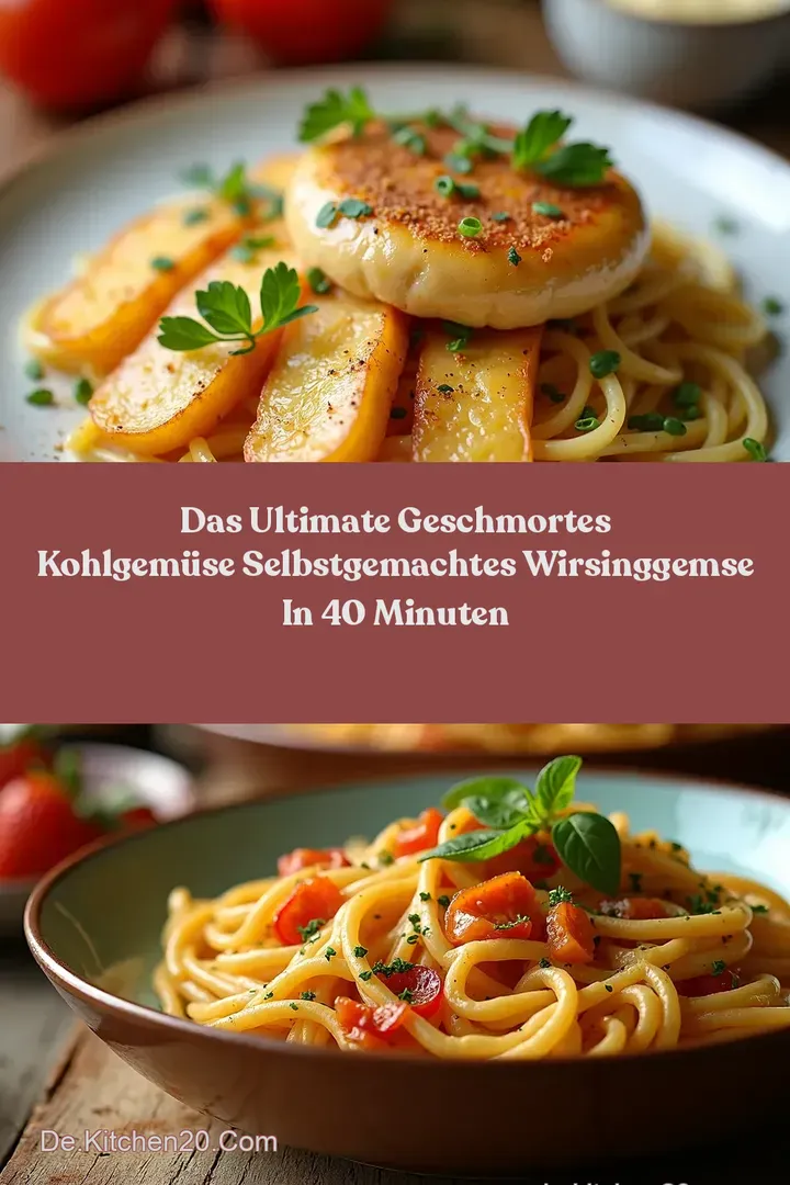 Das Ultimate Geschmortes Kohlgem&uuml;se Selbstgemachtes Wirsinggemse in 40 Minuten