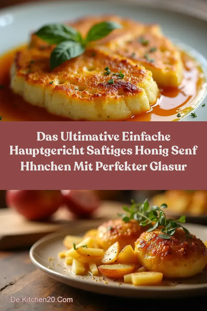 Das Ultimative Einfache Hauptgericht Saftiges Honig Senf Hhnchen mit perfekter Glasur