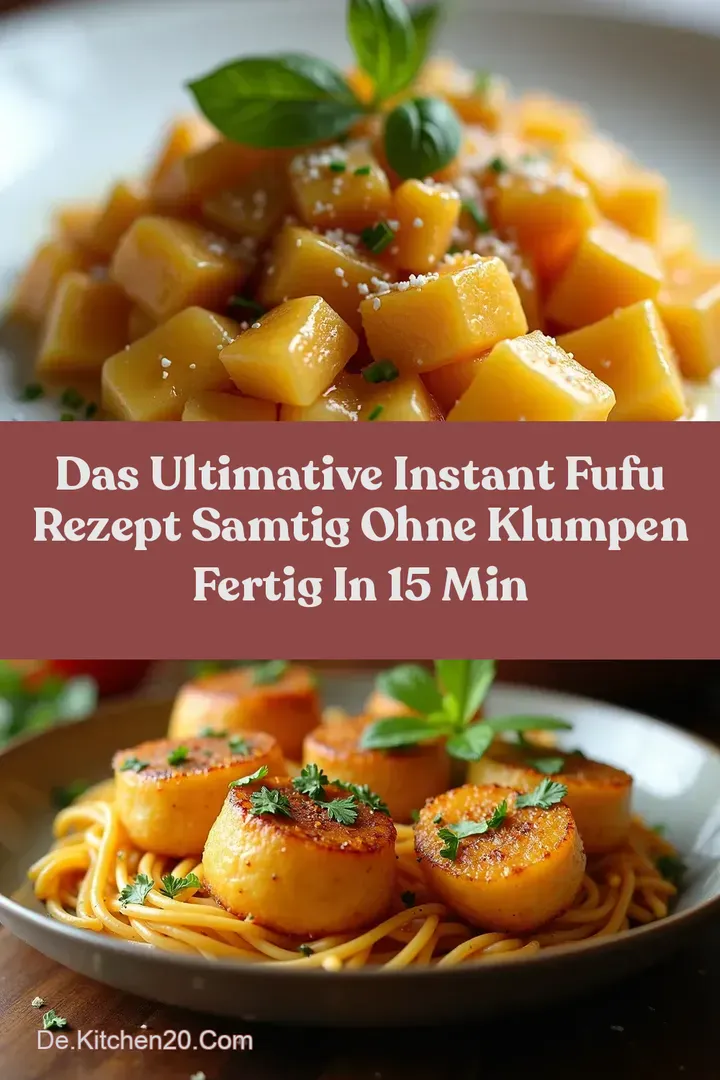 Das Ultimative Instant Fufu Rezept Samtig Ohne Klumpen Fertig in 15 Min