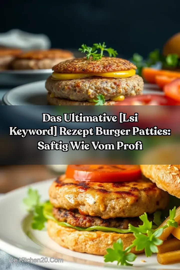 Das Ultimative [LSI keyword] rezept burger patties: Saftig wie vom Profi