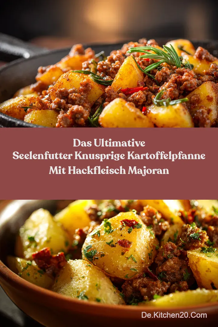 Das Ultimative Seelenfutter Knusprige Kartoffelpfanne mit Hackfleisch Majoran