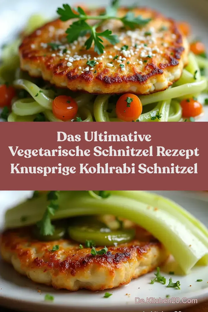 Das Ultimative Vegetarische Schnitzel Rezept Knusprige Kohlrabi Schnitzel