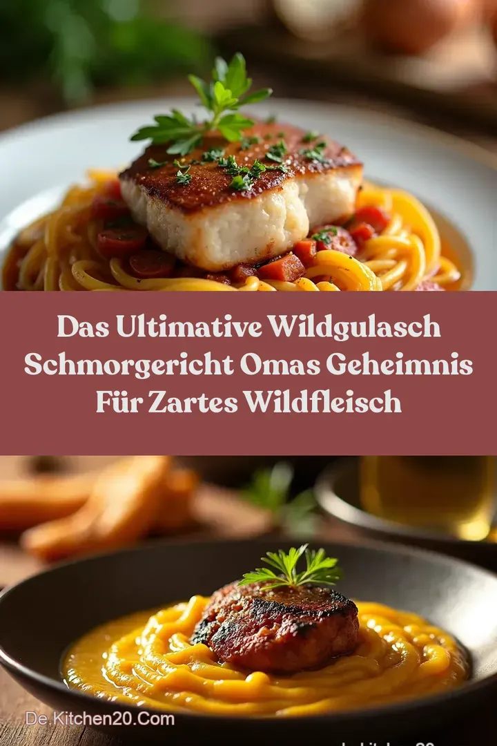 Das Ultimative Wildgulasch Schmorgericht Omas Geheimnis f&uuml;r Zartes Wildfleisch