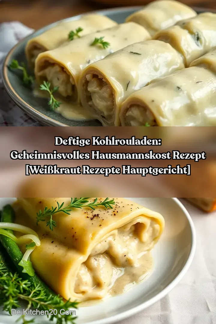 Deftige Kohlrouladen: Geheimnisvolles Hausmannskost Rezept [wei&szlig;kraut rezepte hauptgericht]