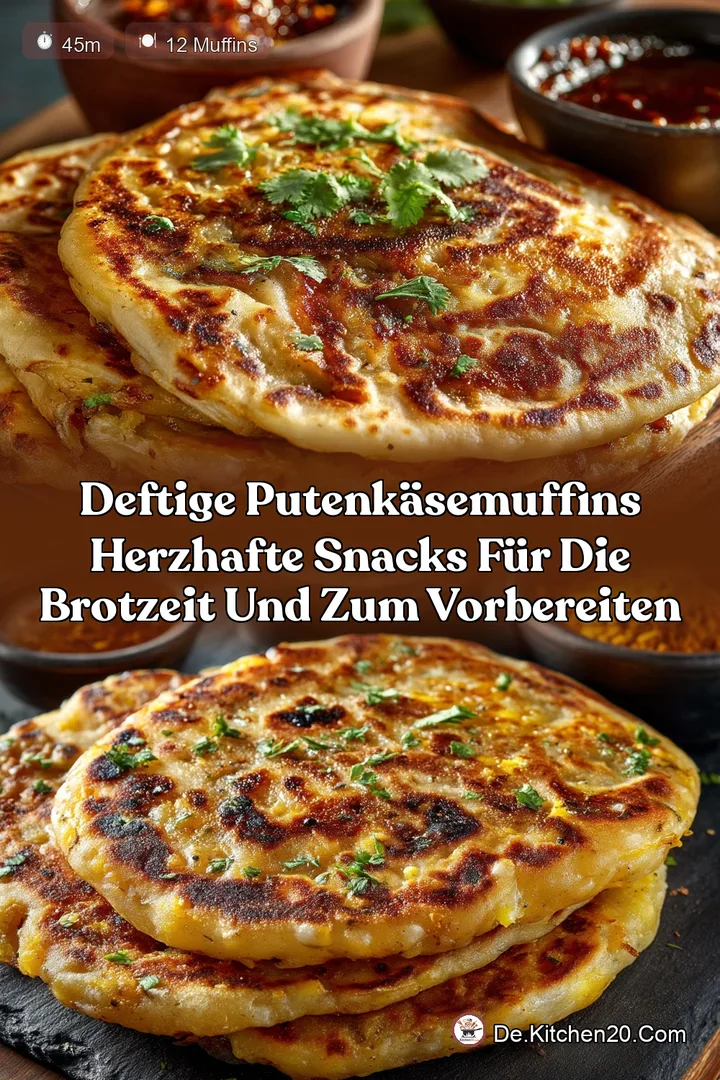 Deftige PutenKäseMuffins Herzhafte Snacks für die Brotzeit und zum Vorbereiten