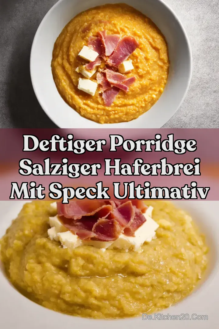 Deftiger Porridge Salziger Haferbrei mit Speck Ultimativ