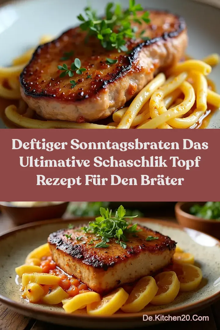 Deftiger Sonntagsbraten Das Ultimative Schaschlik Topf Rezept f&uuml;r den Br&auml;ter
