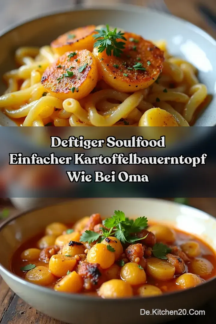 Deftiger Soulfood Einfacher KartoffelBauerntopf Wie Bei Oma