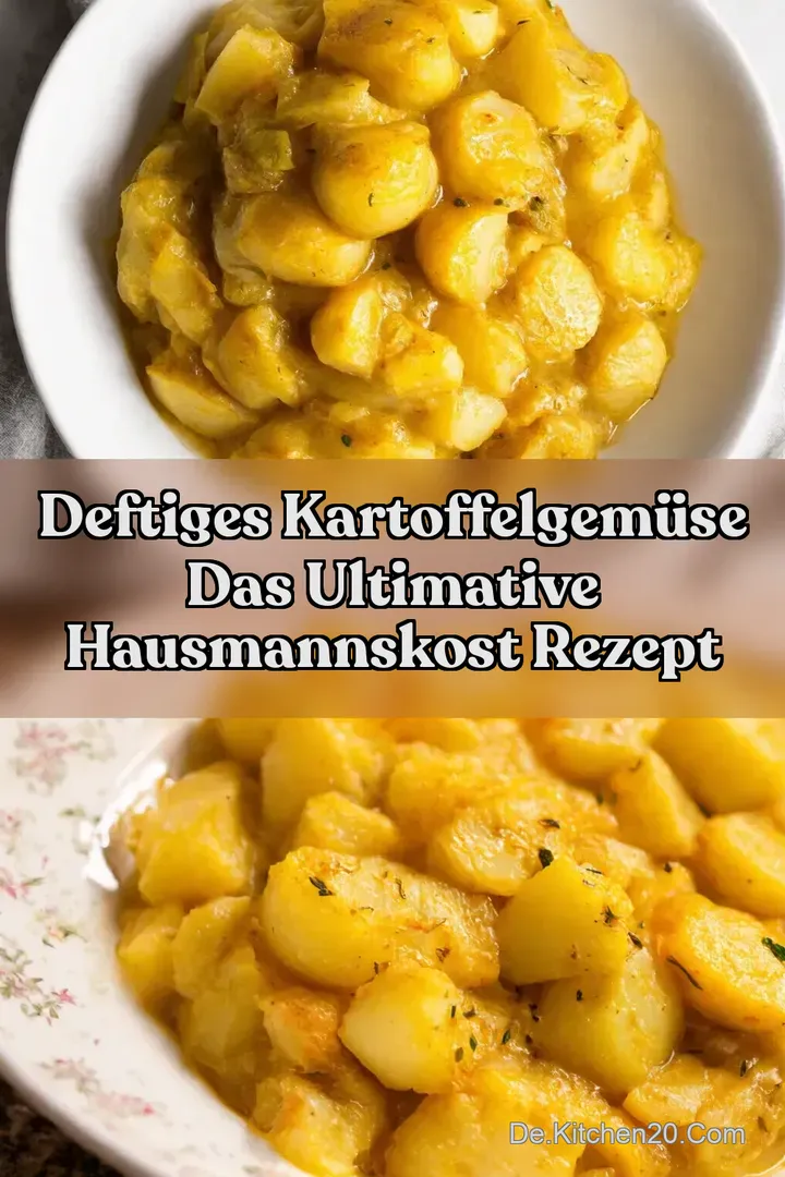 Deftiges Kartoffelgem&uuml;se Das ultimative Hausmannskost Rezept