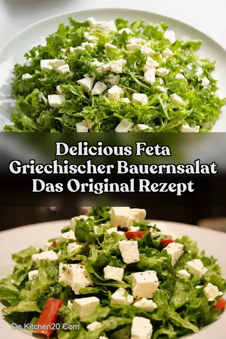 Delicious Feta Griechischer Bauernsalat Das Original Rezept