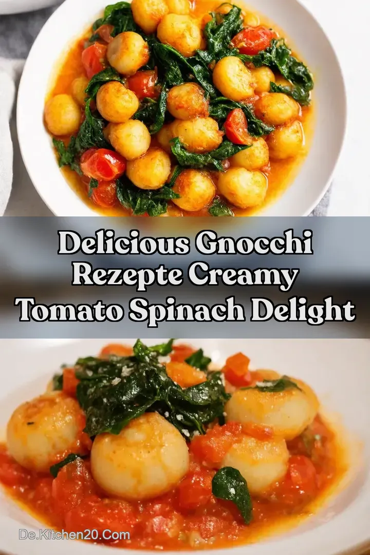 Delicious Gnocchi Rezepte Creamy Tomato Spinach Delight