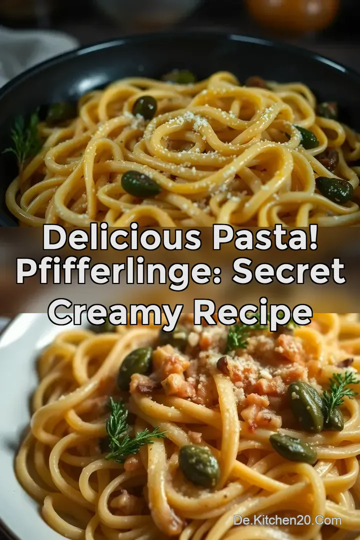 Delicious Pasta! Pfifferlinge: Secret Creamy Recipe