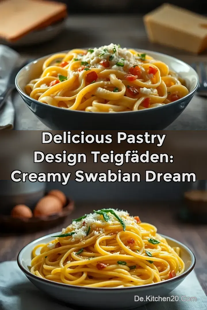 Delicious Pastry Design Teigf&auml;den: Creamy Swabian Dream