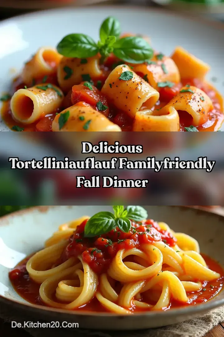 Delicious Tortelliniauflauf FamilyFriendly Fall Dinner