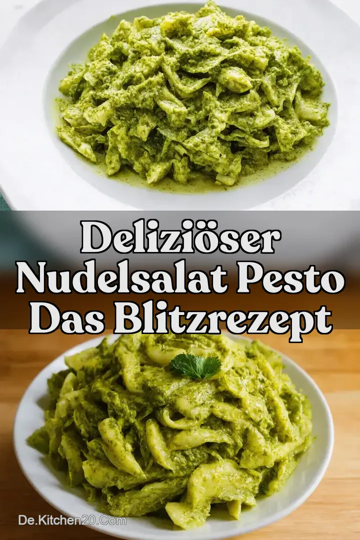Delizi&ouml;ser Nudelsalat Pesto Das BlitzRezept