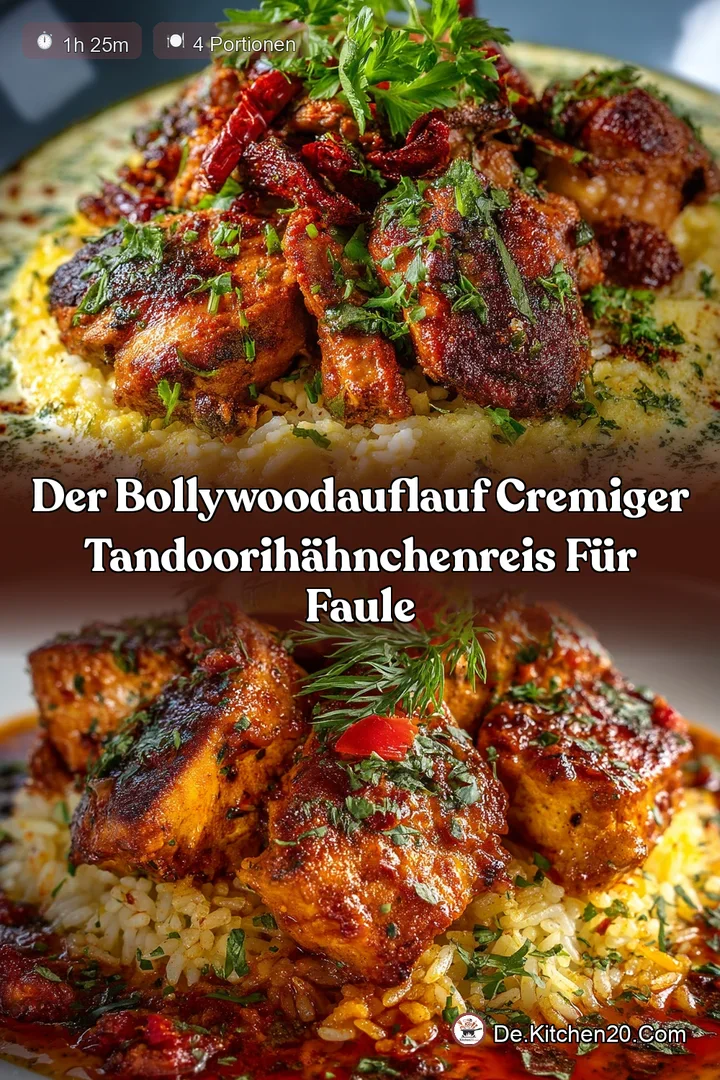Der BollywoodAuflauf Cremiger TandooriH&auml;hnchenReis f&uuml;r Faule