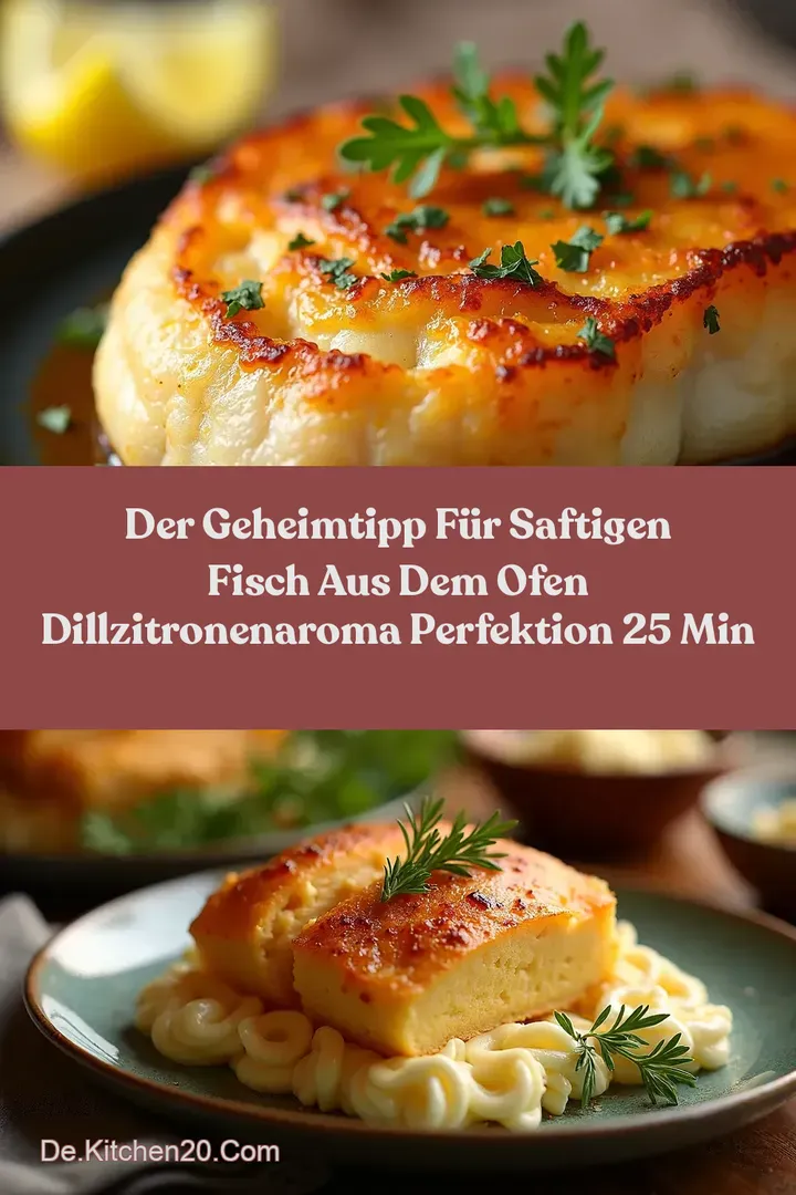 Der Geheimtipp f&uuml;r Saftigen Fisch aus dem Ofen DillZitronenAroma Perfektion 25 Min
