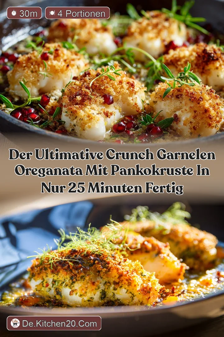Der ultimative Crunch Garnelen Oreganata mit PankoKruste in nur 25 Minuten fertig