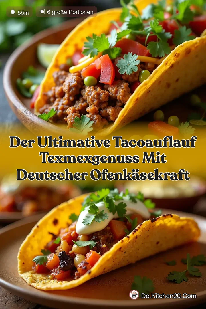 Der ultimative TacoAuflauf TexMexGenuss mit deutscher OfenK&auml;sekraft