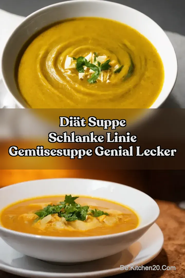 Di&auml;t Suppe Schlanke Linie Gem&uuml;sesuppe Genial Lecker