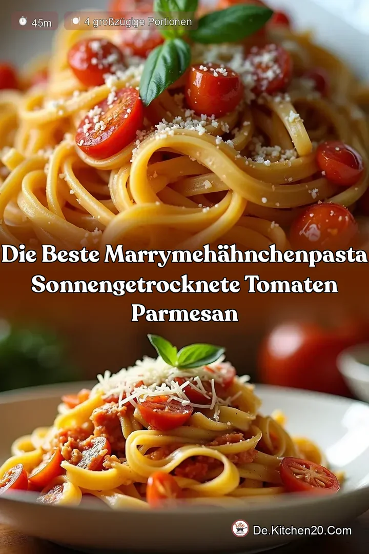Die beste MarryMeH&auml;hnchenPasta Sonnengetrocknete Tomaten Parmesan