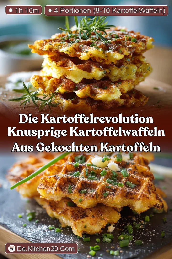 Die KartoffelRevolution Knusprige KartoffelWaffeln aus gekochten Kartoffeln