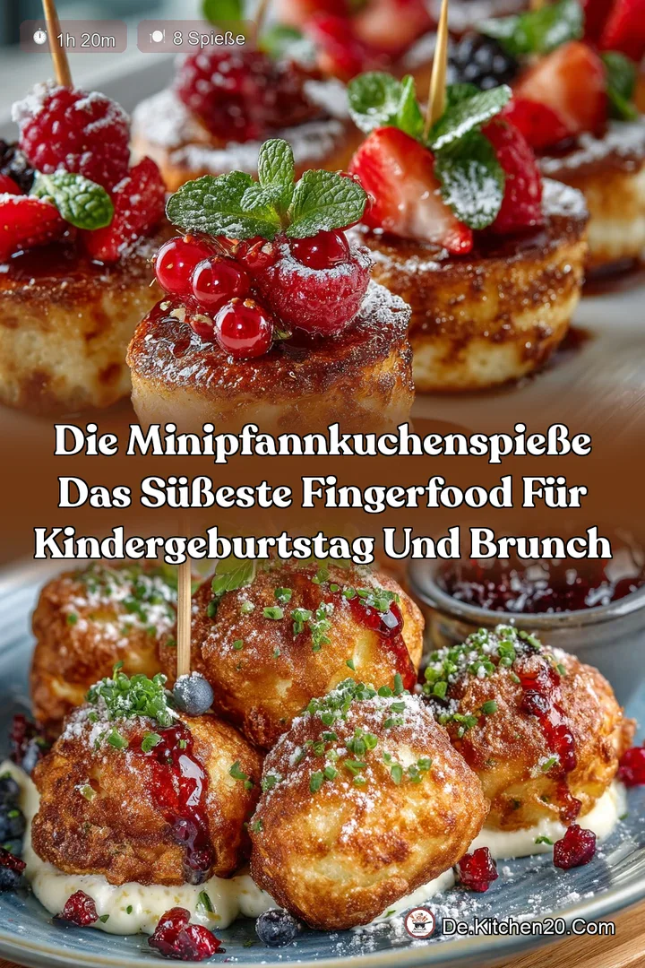 Die MiniPfannkuchenSpieße Das süßeste Fingerfood für Kindergeburtstag und Brunch