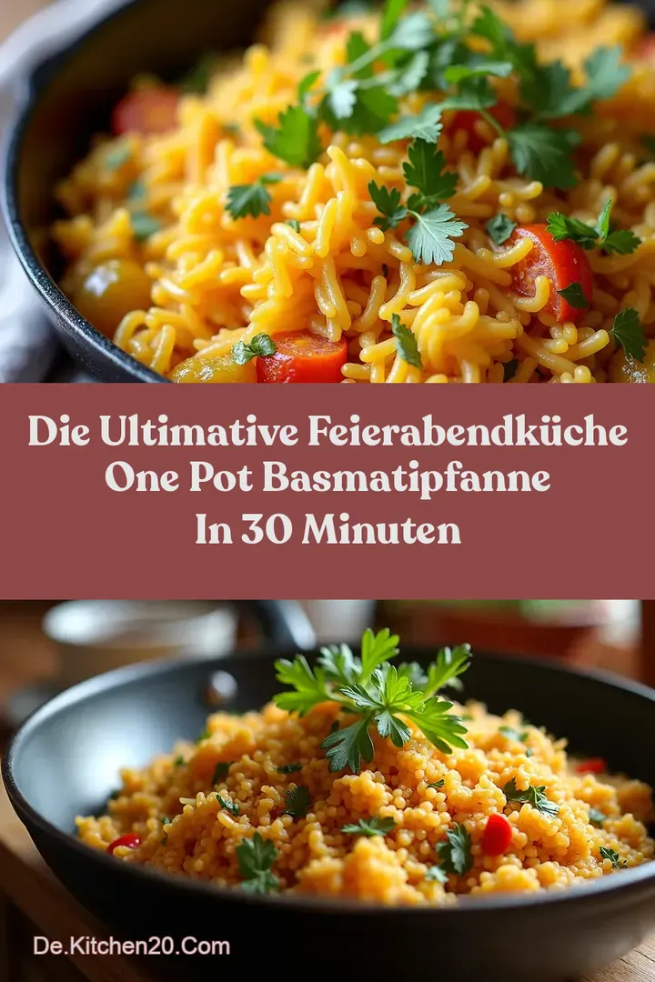 Die Ultimative Feierabendk&uuml;che One Pot BasmatiPfanne in 30 Minuten