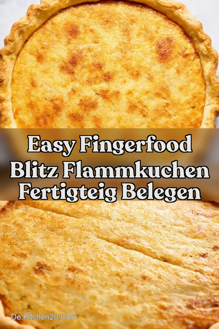 Easy Fingerfood Blitz Flammkuchen Fertigteig Belegen