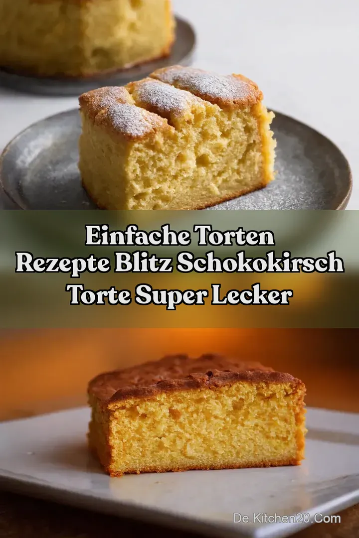 Einfache Torten Rezepte Blitz SchokoKirsch Torte Super Lecker