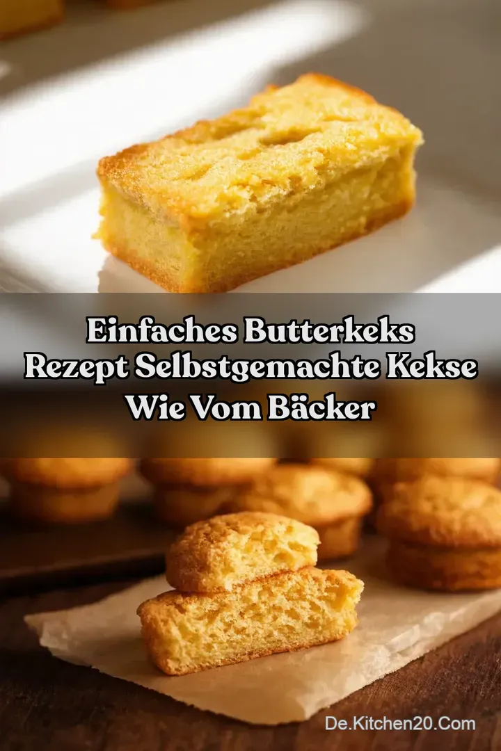 Einfaches Butterkeks Rezept Selbstgemachte Kekse wie vom B&auml;cker