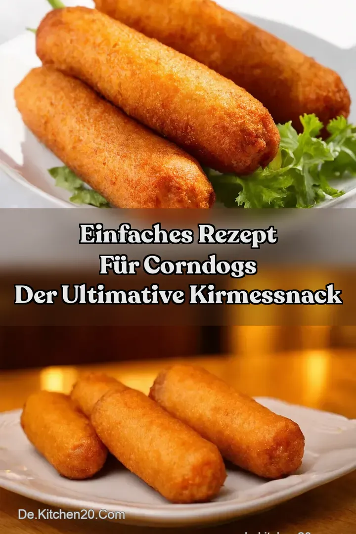 Einfaches Rezept f&uuml;r Corndogs Der ultimative KirmesSnack