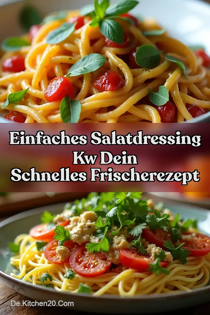 Einfaches Salatdressing kw Dein Schnelles FrischeRezept
