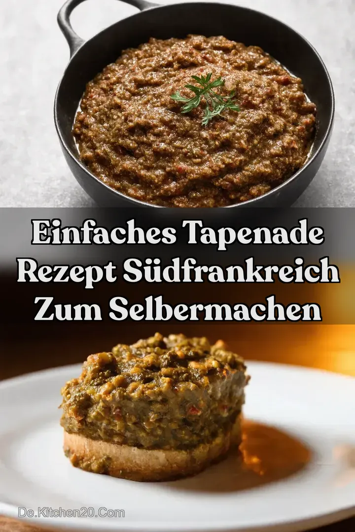 Einfaches Tapenade Rezept S&uuml;dfrankreich zum Selbermachen