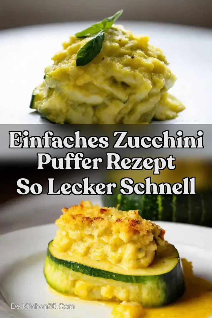 Einfaches ZUCCHINI PUFFER Rezept So lecker Schnell