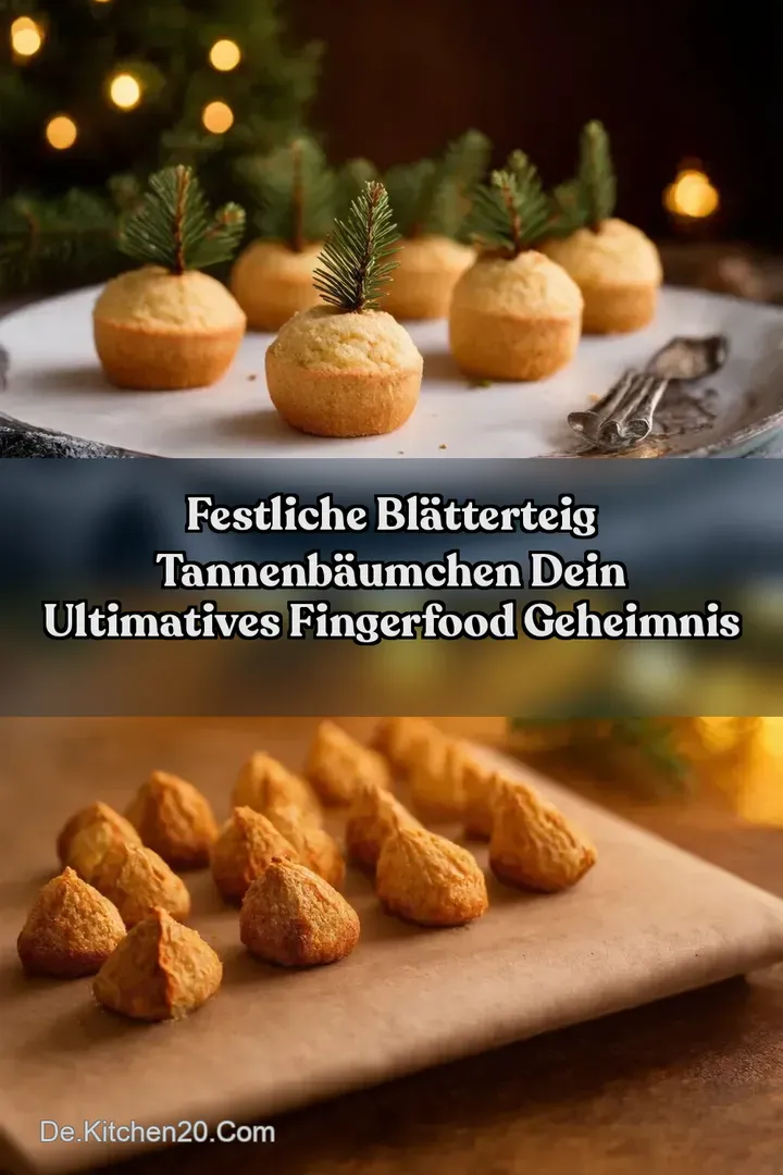 Festliche Bl&auml;tterteig Tannenb&auml;umchen Dein ultimatives Fingerfood Geheimnis