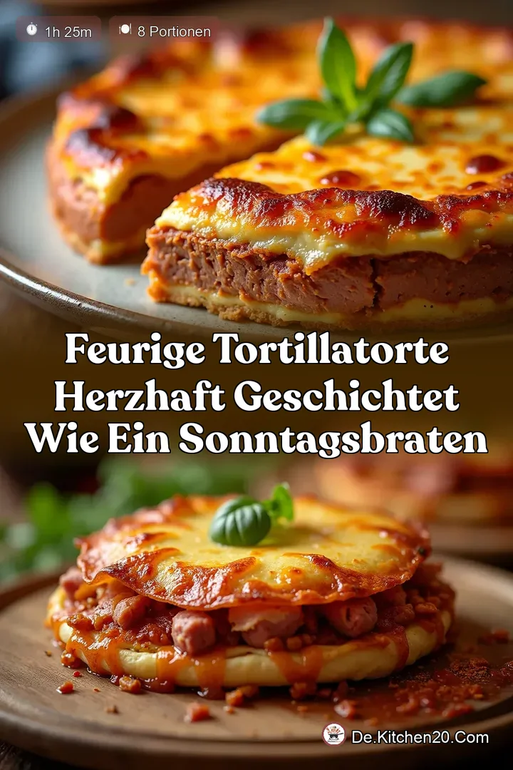 Feurige TortillaTorte Herzhaft geschichtet wie ein Sonntagsbraten