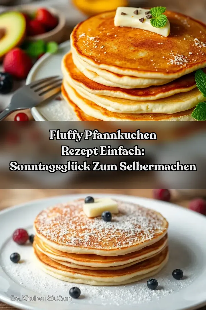 Fluffy Pfannkuchen Rezept Einfach: Sonntagsgl&uuml;ck zum Selbermachen