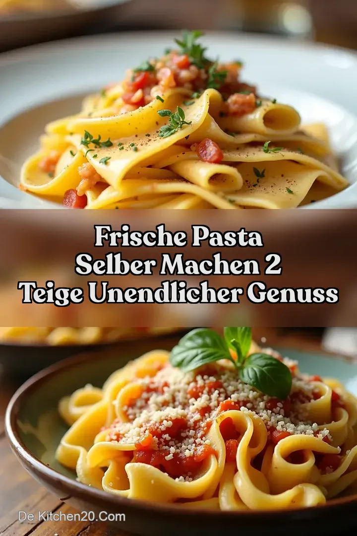 Frische Pasta Selber Machen 2 Teige Unendlicher Genuss